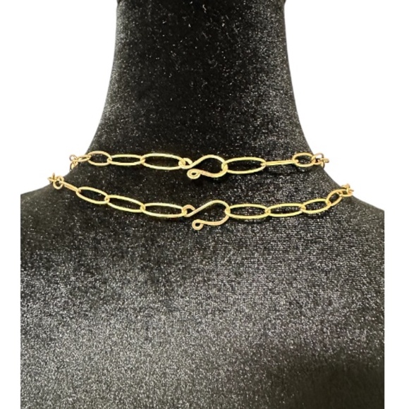 Paperclip Chain Set of 2 Necklaces - Picture 10 of 12